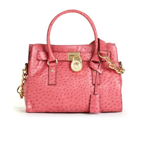 michael kors east west hamilton pink